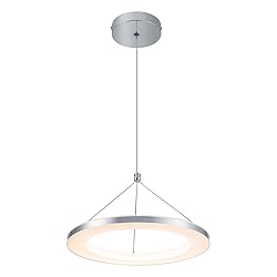 CHYING Modern Pendant Light Silver LED Pendant