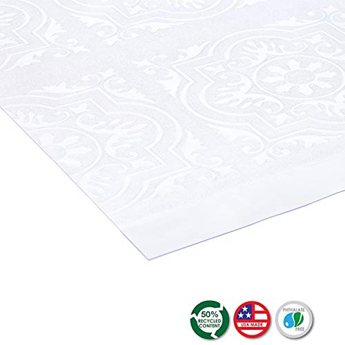 Resilia Mediterranean Pattern Premium Clear Plastic Floor Runner