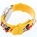 Timermall Kids Children 3D yellow Strap Mickey Mouse Cartoon Watches