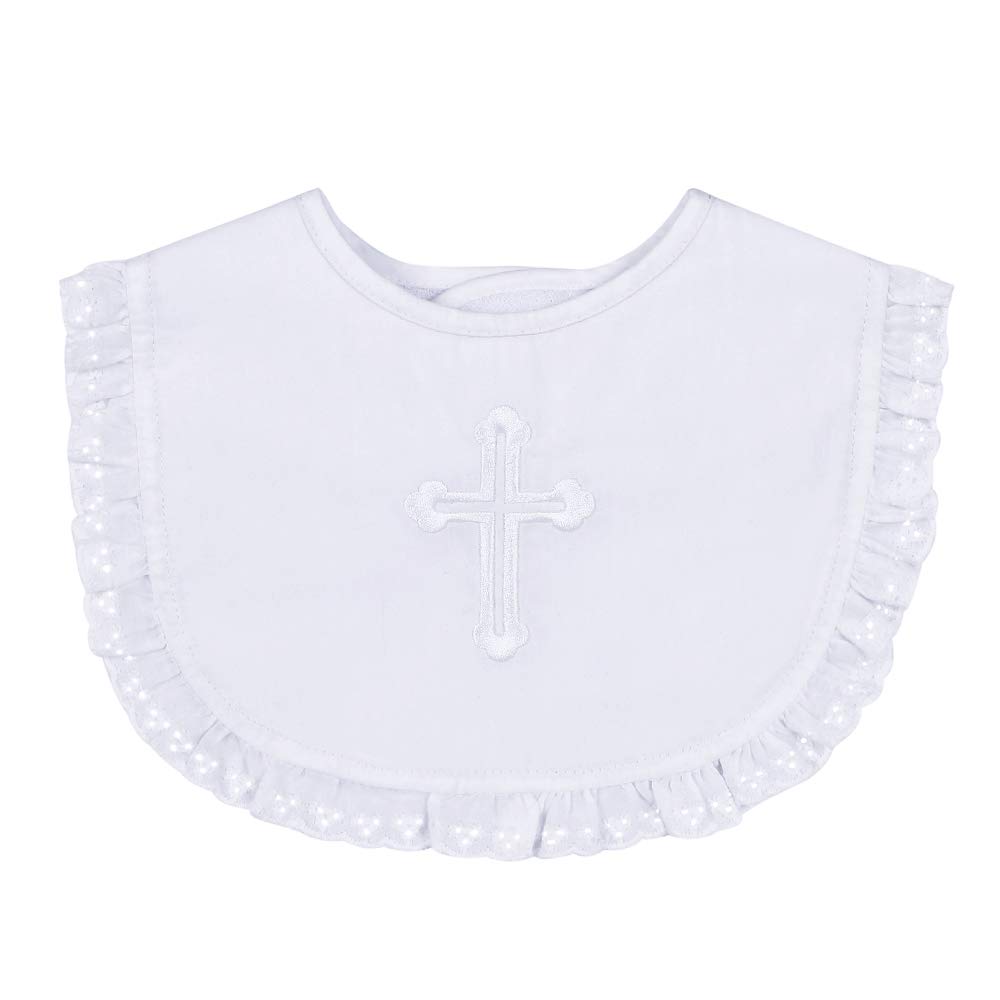 christening bibs and socks