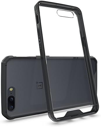 Oneplus 5 case, Weclun [Armor Series] Reinforced Transparent Clear Hard Acrylic Back Soft TPU Bumper Shock Absorption Hybrid Protective for OnePlus5
