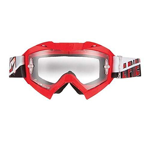 Ariete Adrenaline Senior Collection MX Goggles Red/Black (Red, OSFM)