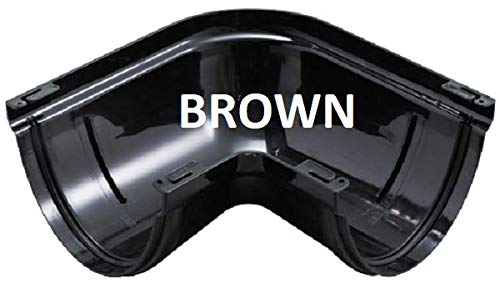 Marley Deepflow 150mm Brown Gutter 90 Degree Angle RAJ1BR