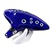 Xubox Legend of Zelda Ocarina, 12 Hole Alto C Handcrafted and Tuned Ocarina Ceramic Flute Musical Instrument with Music Textbook, Display Hand Stand and Protective Bag