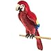 Folkmanis Scarlet Macaw Hand Puppet, Red, Blue, Yellow, Black, 1 EA