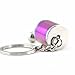 maycom Creative Auto Part Model Gear Box Keychain Six-speed Manual Transmission Shift Lever Keyring Key Chain Ring Keyrings Keyfob (Rainbow)