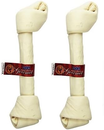 IMS Trading Rawhide Bone Dog Treat 13" -14" (2 Pack)