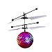Leegor RC Toy Epoch Air RC Flying Ball, RC Drone Helicopter Ball Built-in Shining LED Lighting for Kids Teenagers Colorful Flyings for Kids Toy Christmas Gift (Red)