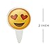 SKEMIX 24Pcs Cute Emoji Cupcake Topper Cake Decoration (Pack of 24)