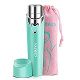 Facial Hair Removal for Women, Painless Hair Remover Lady Trimmer Peach Fuzz Electric Shaver Razor for Face Hair, Upper, Lip, Cheek, Body, Portable Pocket Blue Color (Blue)