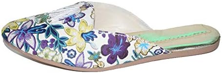 Jutti World Rajasthani Printed Stylish Multicolored Slipper Chappal for Women