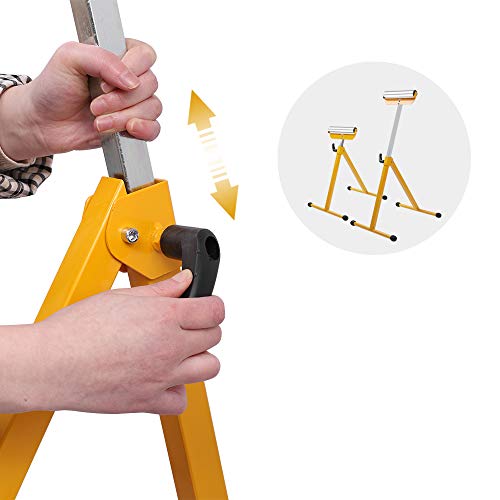 4 ROVSUN+Material+Pedestal+Adjustable+Portable