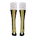 JINSEY Crazy Chicken Legs Knee High Fitness Novelty Socks