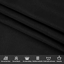 10 Pack Polyester Tablecloths, Black 90 x 132 Inch