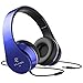 AILIHEN Wired Headphones with Microphoner (Blue)