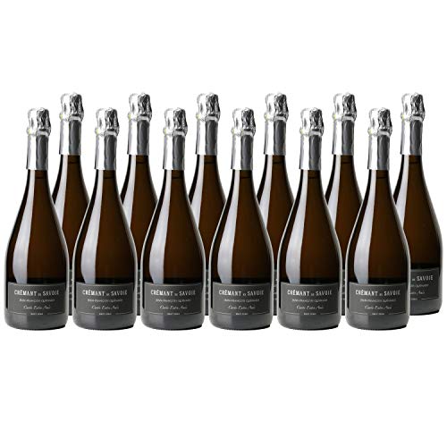 Crémant de Savoie Entre amis Blanc - Domaine Jean-François Quénard - Vin effervescent AOC Blanc de Savoie - Bugey - Lot…