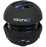 Rokono BASS+ G10 Mini Bluetooth Speaker for iPhone, iPad, iPod, MP3 Player, Laptop - Black