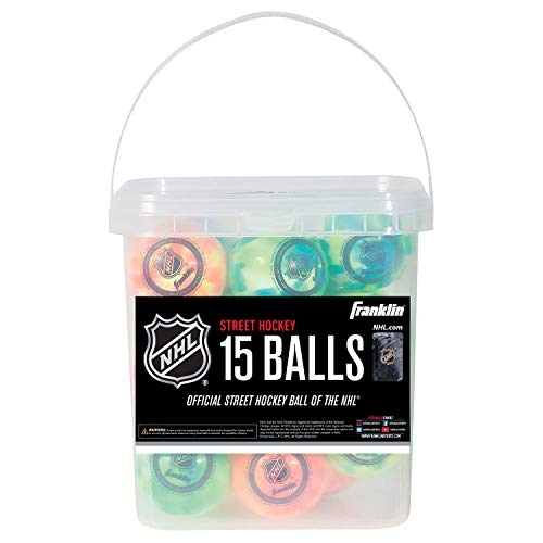 Franklin Sports NHL Street Hockey Balls No Bounce Outdoor Street