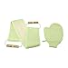 Premium Exfoliating Loofah Back Scrubber for Shower Men and Women with Luffa Pad by Bath of Eden