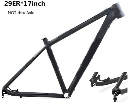 Guoz 29-21 Thru Axle Bicycle Frame Light Aluminum Alloy MTB Bike Frame BSA Conical Mountain Bike Frame Through Axle
