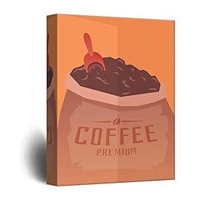Canvas Wall Art - A Bag of Coffee Powder - Giclee Print Gallery Wrap Modern Home Art Ready to Hang - 12x18 inches