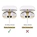 [2 Set] SHARKSBox Dust Guard for AirPods 2 Wireless Charging Case[Lifetime Replacements]Protect AirPods from Iron/Metal Shavings [Easy to Install] Upgrade Ultra Thin AirPods Dust-Proof Film-Gold