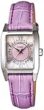 Casio Women's Core LTP1339L-6A Purple Leather Quartz Watch with Pink Dial