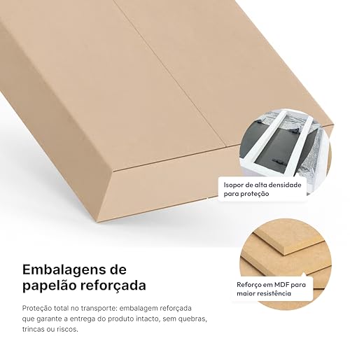 Espelho LED Redondo 80x80 Luz Neutra 4000K Touch Bivolt – Iluminação Equilibrada para Banheiro e Uso Diário