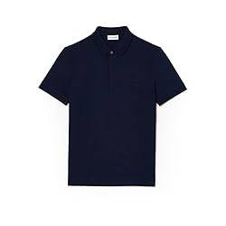 Lacoste Mens Short Sleeve Paris Polo, Navy