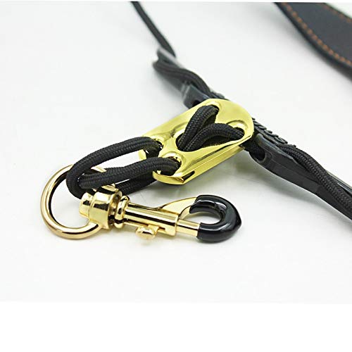 Gold Happy Adjustable Padded Saxophone Sax Strap Neck with Snap Hook Saxophone Parts and Accessories Neck Strap Sax Harness Saxophone - Thumbnail 3