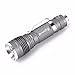LandFox 5000Lumen CREE 3 Modes Q5 LED Flashlight Mini 18650 Rechargable Torch Light + Charger + Battery (Silver)