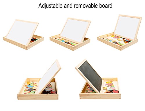3 Lewo+Wooden+Educational+Magnetic+Puzzles