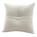 AmaJOY Satin and Lace Wedding Ring Pillow Cushion Embroider Flower with Bow , 8 Inch (21cmx 21cm) Ring Bearer for Beach Wedding, Wedding Ceremony