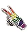 PinMart Gay Pride Peace Sign Finger LGBT Enamel Lapel Pin - 1 piece