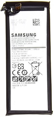 Genuine OEM SAMSUNG 3000mAh Battery EB-BN920ABE EBBN920ABE For SAMSUNG Galaxy Note 5, Galaxy Note 5 Dual Sim Noble (Non-Retail Pack)