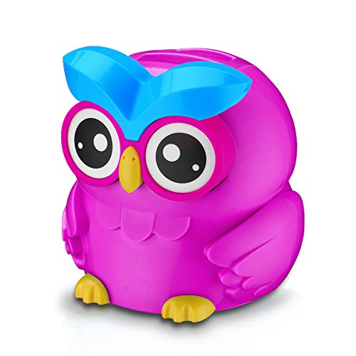Younion Digital Coin Bank, Automatic Coin Counter Totals All U.S. Coins, Clear Money Saving Jar with LCD Display, Purple