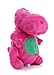 goDog Dinos T-Rex with Chew Guard Technology Durable Plush Dog Toy, Small, Pink
