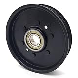Phoenix Mfg. 4 Inch Flat Dia Flat Idler Pulley Replacement for John Deere AM37249