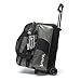 Pyramid Path Deluxe Double Roller with Oversized Accessory Pocket Bowling Bag (Black/Silver)