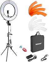 Neewer Ring Light Kit:18"/48cm Outer 55W 5500K Dimmable LED Ring Light, Light Stand, Carrying Bag for...