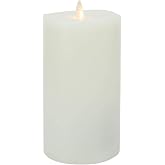 Napa Home &amp; Garden, LIGHTLI Moving Flame Indoor Pillar 3.5" x 7"