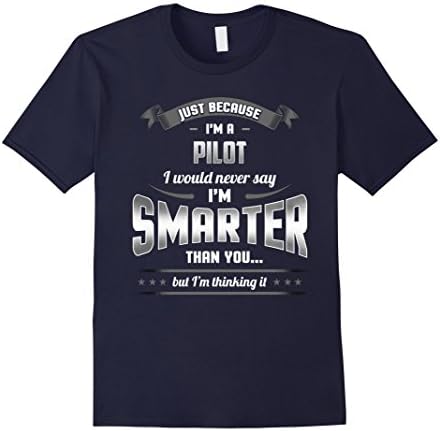 Mens Pilot Funny Tshirt for Pilot Gifts Large Navy