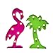 AceList Tropical Luau Party Supplies Flamingos Palm Trees Sign Light for Hawaiian Themed Party Decoration Birthday Bedroom Wall Decor Table Centerpieces