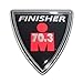 Half Ironman Shield Premier Metal Auto Emblem - 70.3 Finisher