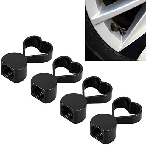 エアバルブ バルブキャップ エアバルブキャップ 4つのpcsアラビア数字3パターンテスラモデルのため