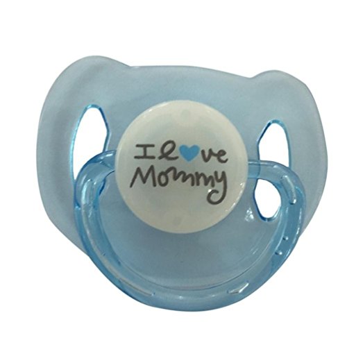 Gbell 1PC Dummy Nuk Soother Wubbanub Pacifier for Reborn Newborn Baby Realike Doll Real Girl/Boy Baby Doll Baby Realike Doll With Internal Magnetic Accessories, (F)