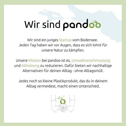 Pandoo Bamboo Kitchen Roll Washable Household Towels, Eco Friendly Paper Towels, Replace Up To 60 Household Rolls, More Absorbent And Tear Resistant Than Conventional Kitchen Towels