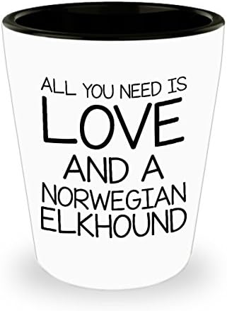 Funny Norwegian Buhund 11oz Coffee Mug - Love Dog - Unique Gift For Men and Women Pet Lovers