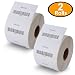 2 Rolls DYMO 30334 Compatible 2-1/4" x 1-1/4"(57mm x 32mm) Medium Multipurpose/Barcode/FNSKU/UPC/FBA Labels,BPA Free
