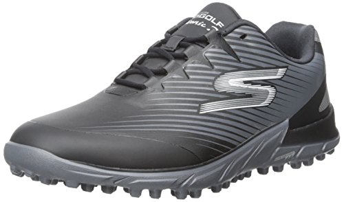 Skechers Performance Men's Go Golf Bionic 2 Golf Shoe, Black/Gray, 12 M US